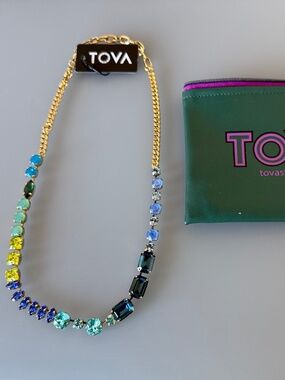 Tova Blue green necklace
